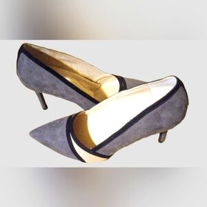 Kelly & Katie Black, Grey & Pink Classic Heels